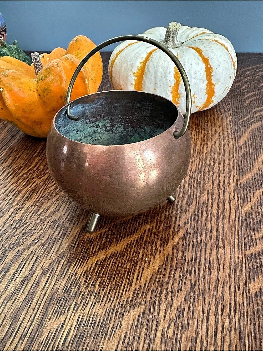 Copper guild Kettle Decor mini cauldron